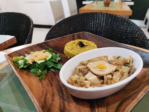 The vegan sisig at Lun-Haw Vegan Cafe in Cebu