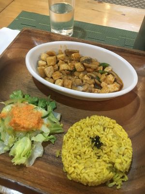 Sisig - they’d run out of the vegan egg at Lun-Haw Vegan Cafe in Cebu