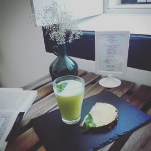 Natural Juices, sugar free. at A Mulata in Aveiro