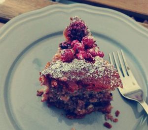 Red Fruits Cake, Vegan. at A Mulata in Aveiro