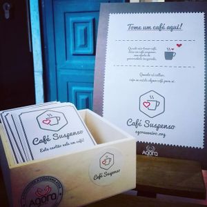 Café Suspenso. at A Mulata in Aveiro