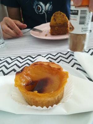 Vegan Nata at A Mulata in Aveiro