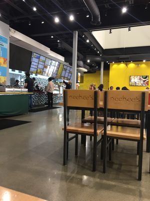 Inside restaurant  at Neehee's in Troy