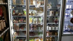 cold goods at Newstead Organics Store & Cafe in Newstead