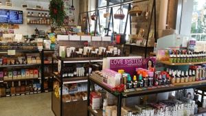 inside 1 at Newstead Organics Store & Cafe in Newstead