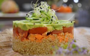 Cuscus with vegetables at La Cookessa Bio in Santa Maria De Palautordera
