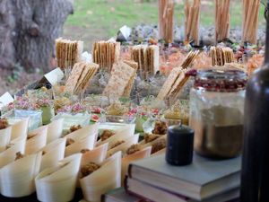 Appetizers at La Cookessa Bio in Santa Maria De Palautordera