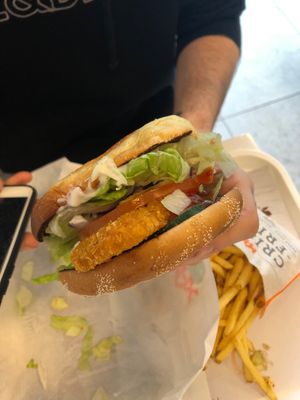 Chickn burg at MAX in Copenhagen