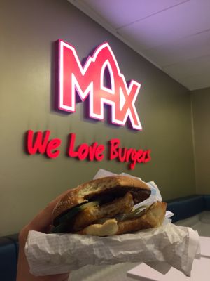 No chicken burger at MAX in Copenhagen