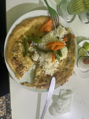Tortilla à la Española  at Vida Sana - Jr. Camaná in Lima