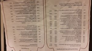 Vegan Menu at Pizzeria Bollywood in Hagen