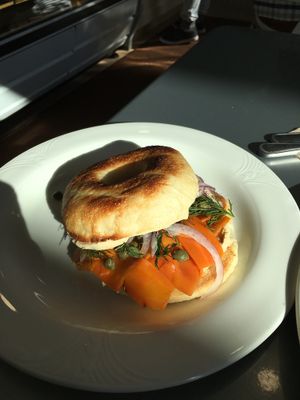 LOX Bagel at Hearts Choices - NorthEast in Calgary