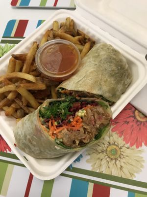 Ginger chick’ n wrap  at Hearts Choices - NorthEast in Calgary