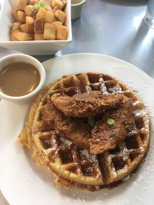 Chicken and Waffles!  at Hearts Choices - NorthEast in Calgary