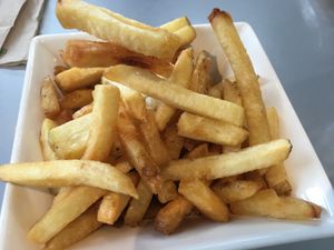 Fries.  Done right and crispy.  👍 at Hearts Choices - NorthEast in Calgary