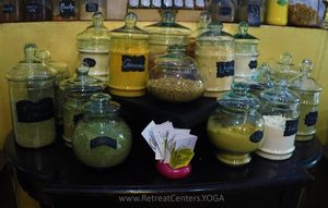 Products at Especia Humana in Bogota