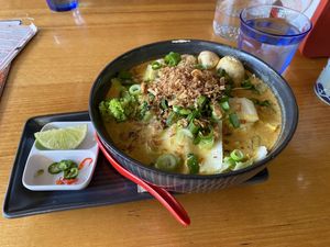 Vegan laksa  at CHOW in Darwin