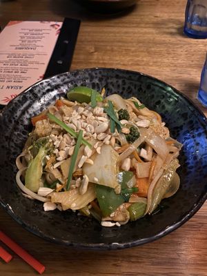 Veggie (vegan) pad Thai   at CHOW in Darwin