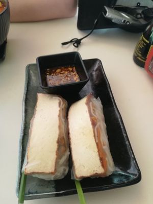 Rice rolls at CHOW in Darwin