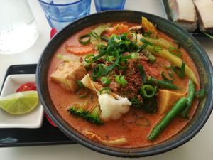 Laksa at CHOW in Darwin