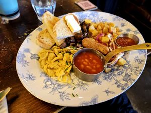 Plant plate at Bill's in South East London