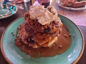 Biscoff pancakes at Bill's in South East London