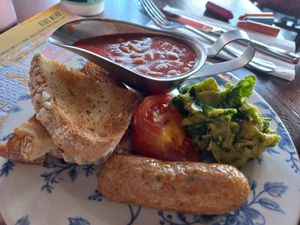 Kids' brekkie at Bill's in South East London