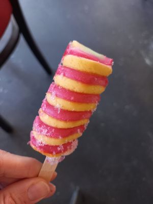 Fruit lolly (vegan kids' dessert) at Bill's in South East London