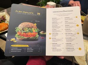 Vegan and vegetarian menu at Peter Pane - Turnhalle in Hamburg