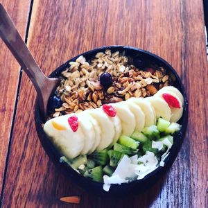 Açaí bowl  at Fresco Habito in Playa Del Carmen
