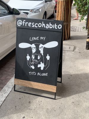 Entrance ✌️ at Fresco Habito in Playa Del Carmen