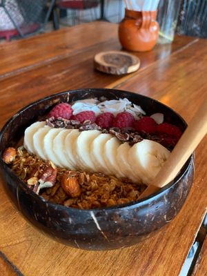 The best peanut chocolate smoothie in town… at Fresco Habito in Playa Del Carmen