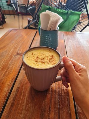 golden Milk 🤩 at Fresco Habito in Playa Del Carmen