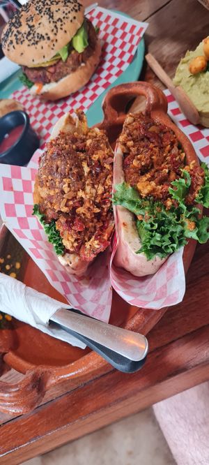 Chorizo Pita at Fresco Habito in Playa Del Carmen