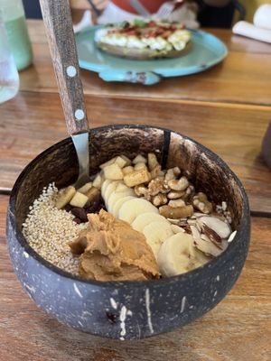 Overnight apple oats  at Fresco Habito in Playa Del Carmen