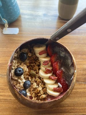 Berry bowl  at Fresco Habito in Playa Del Carmen