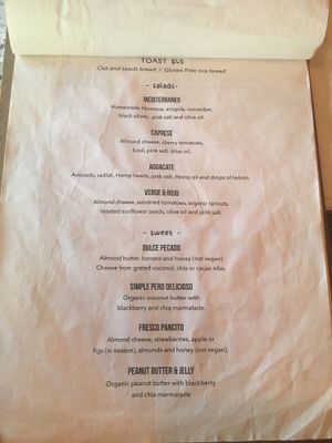 Menu Page 5 at Fresco Habito in Playa Del Carmen