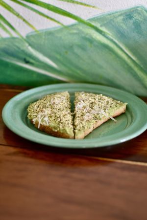Avocado toast  at Fresco Habito in Playa Del Carmen