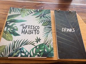 Menu at Fresco Habito in Playa Del Carmen