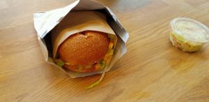 Chrispy chicken at Vegan Picnic in San Francisco