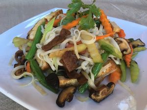 Saintly Stir fry at Loving Heart in Clermont