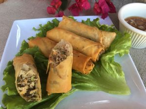 Spring roll at Loving Heart in Clermont