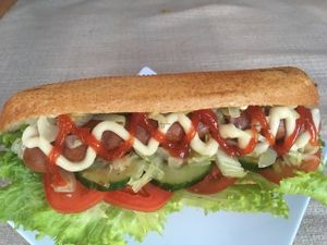 Happy dog sub at Loving Heart in Clermont