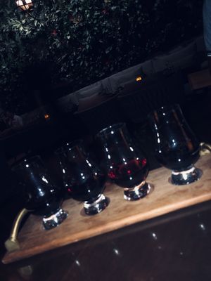 Red Wine Flight  at Wynn Hotel - La Cave in Las Vegas