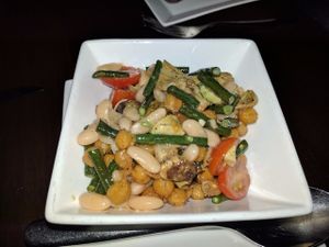 three bean salad at Wynn Hotel - La Cave in Las Vegas