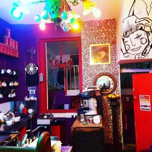 ♡ the first Coffee of the day ♡ at Red Door Cafe in South East London