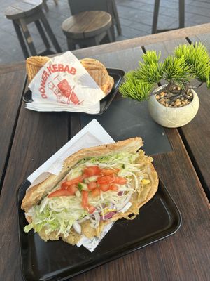 Vegan Döner 8€  at Bermuda Doner - Kortumstr in Bochum