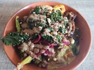 2 proteins dish at Pot in Bogota