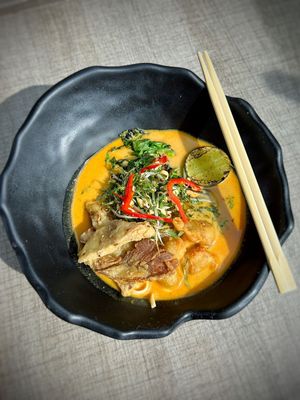 Sopa Malasya o sopa Laksa.  at Pot in Bogota