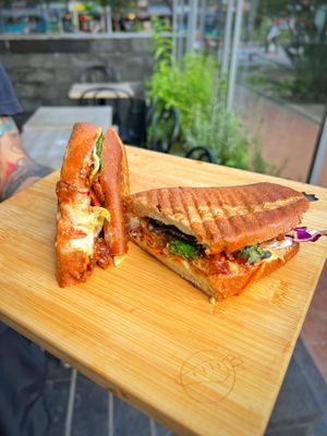 Sánduche de seitan bbq at Pot in Bogota